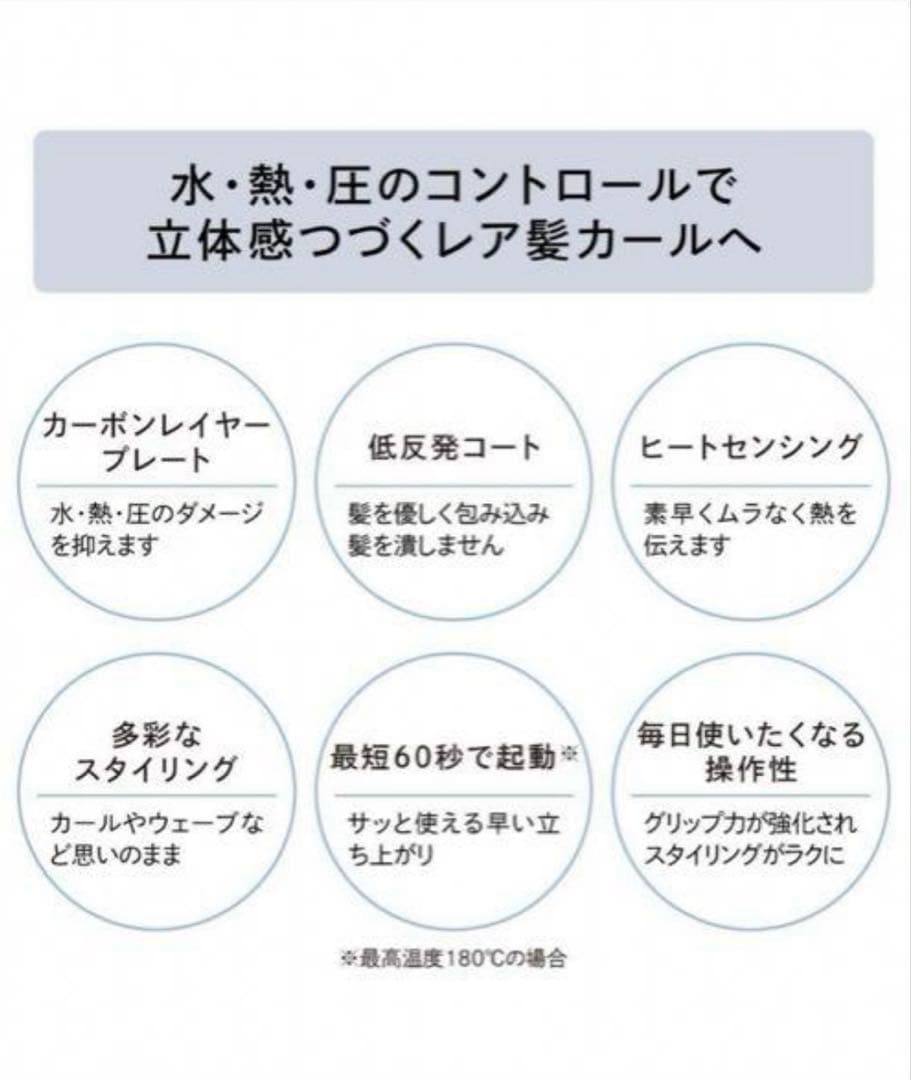 新品未開封　リファ カールアイロン プロ32mm ホワイト