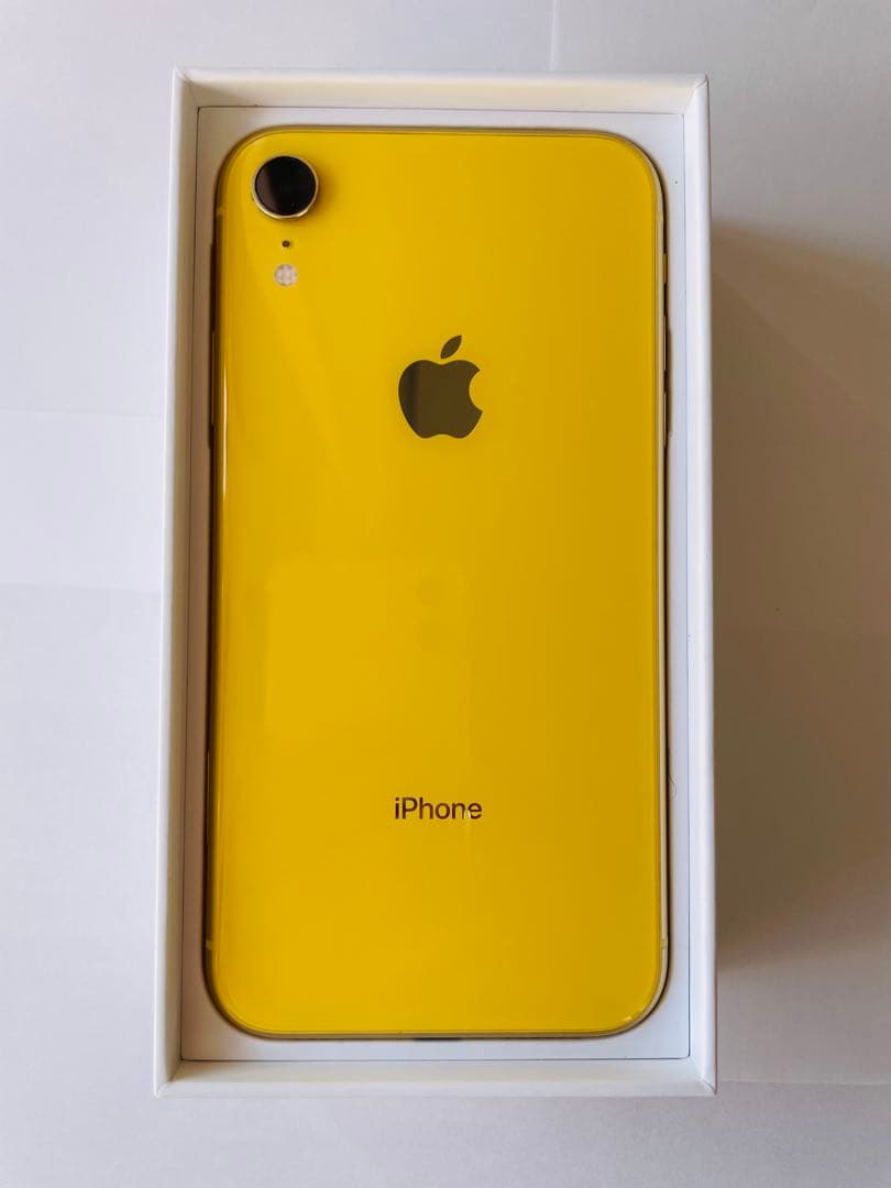 iPhone XR 64GB イエロー SIMフリー 箱あり