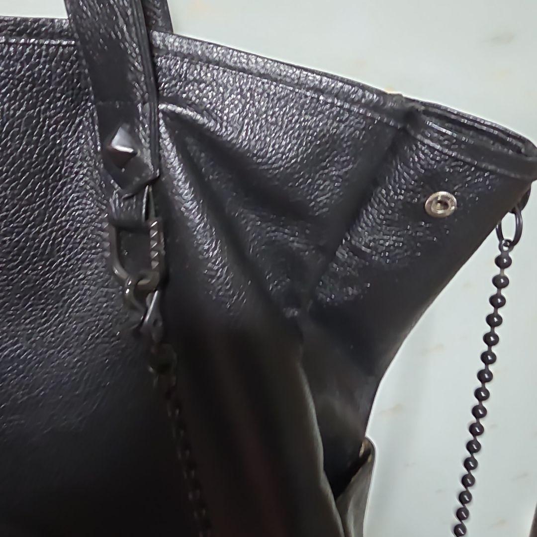 こうぴロエン　Roen ポールチェーン　レザースカルトートバッグ