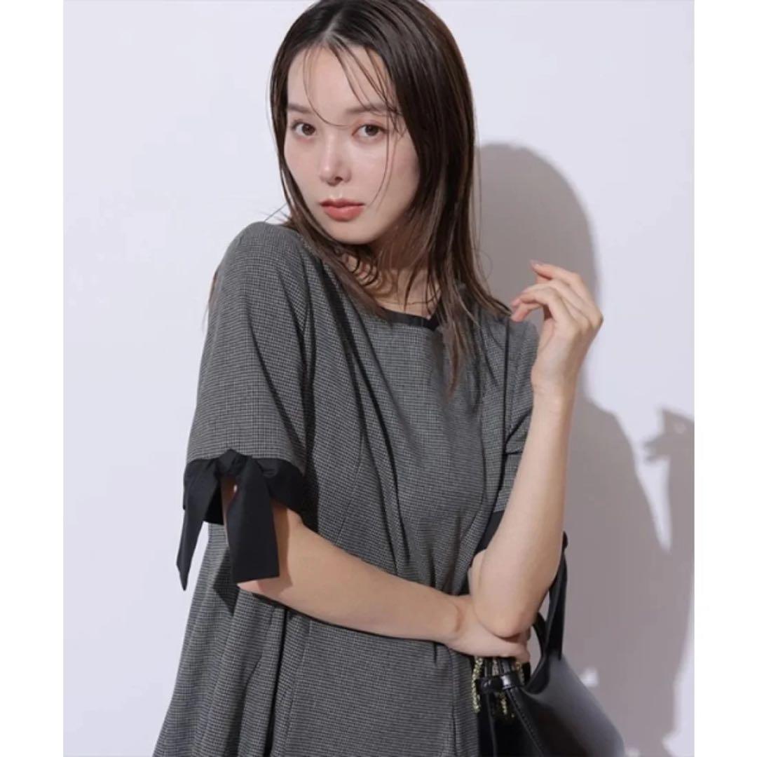 新品マイストラーダ　マチフレアミニワンピース （黒）