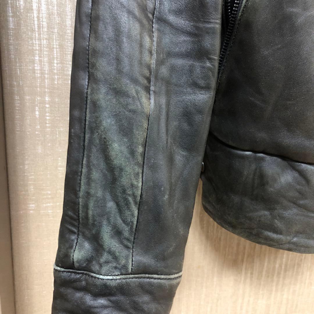 LGB レザー　ライダースジャケット