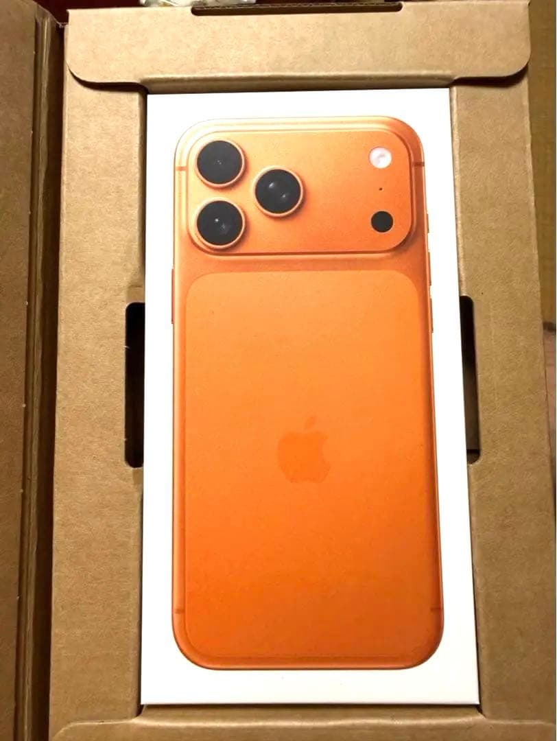 新品未開封　iPhone17promax 256GB オレンジ