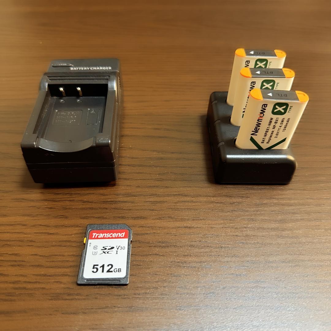 SONY VLOGCAM ZV-1 ブラック 512GB SDカード付属