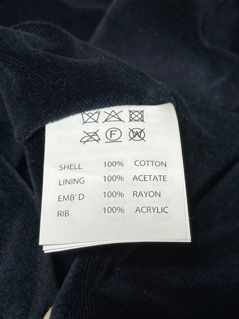 テーラー東洋　スカジャン　別珍　ツートン　試着のみ　TT15795-128