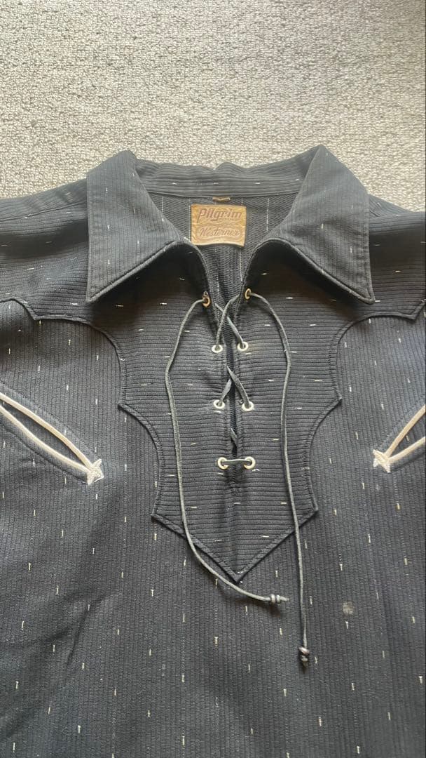 Pilgrim ウエスタンシャツ ブラック