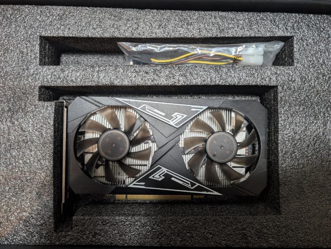 玄人志向 GTX 1650 GTX1650D6-E4GB/DF2 動作確認済