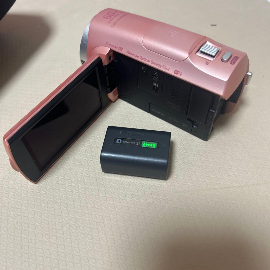 Sony HDR-CX670ピンク ビデオカメラ 本体 即決可能