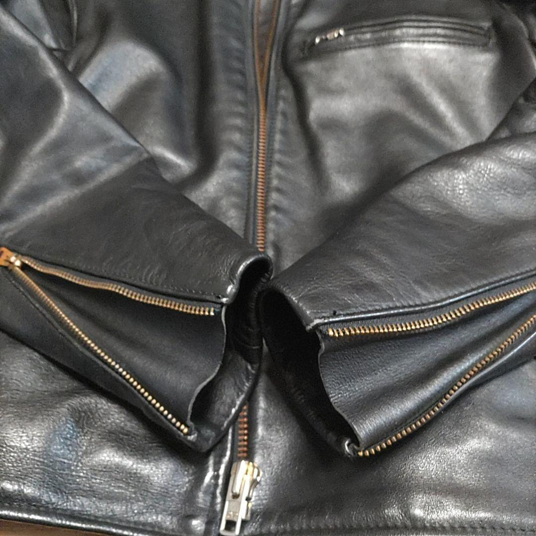 【40サイズ】VANSON シングルライダース　レザージャケット