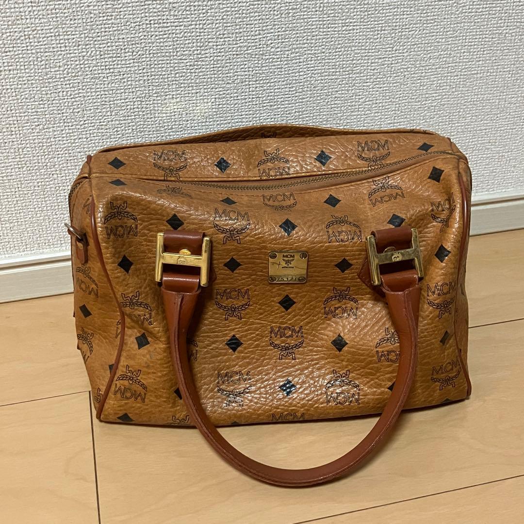 MCM ボストンバッグ ブラウン