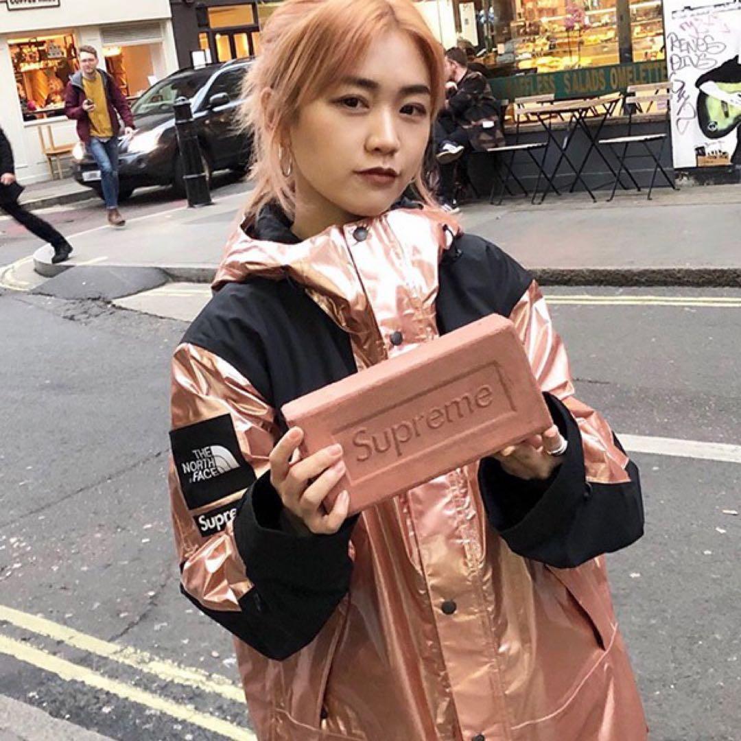 THE NORTH FACE × Supreme マウンテンパーカー M ピンク