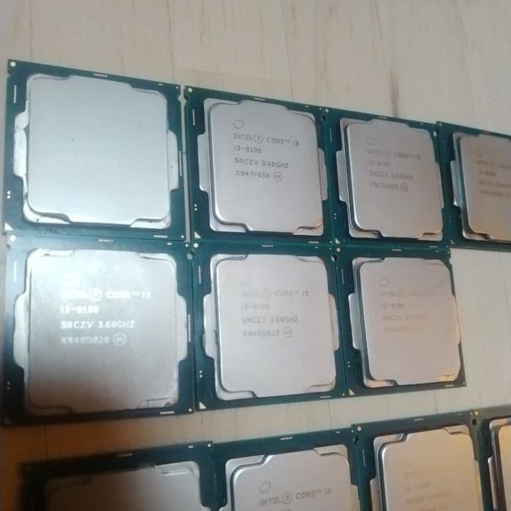 CPU i3-9100×7 i5-7500×4 他　計13枚