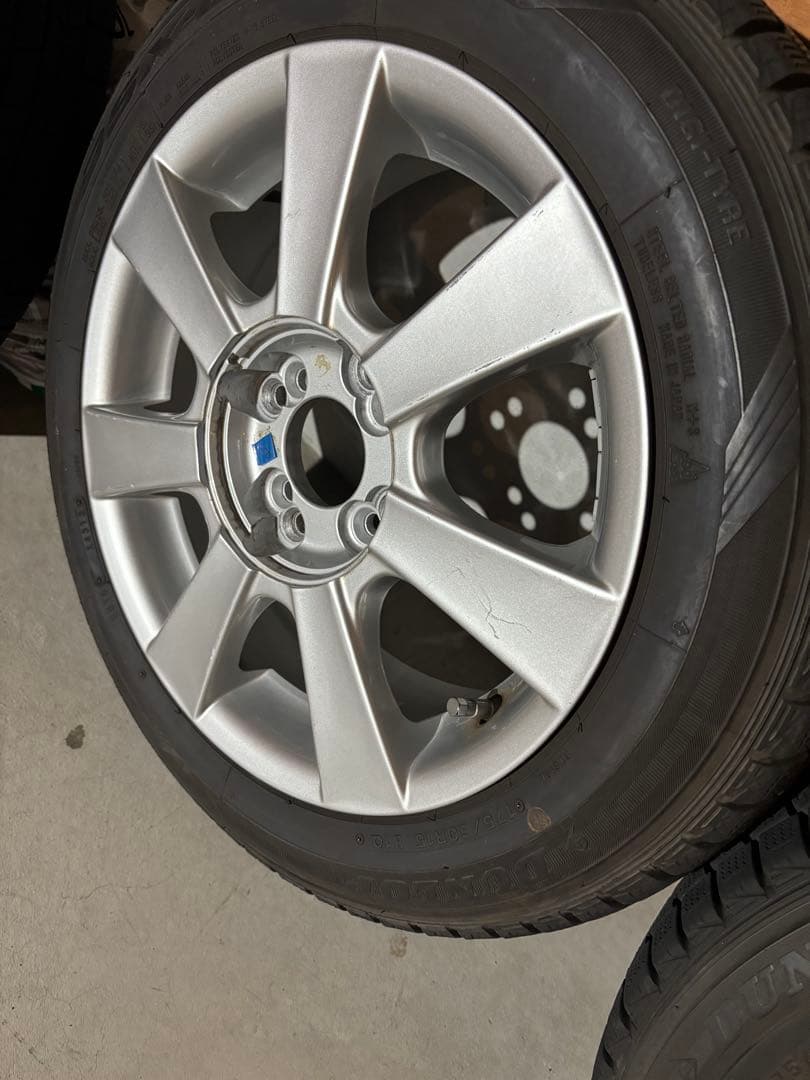 手渡し限定 スタッドレスタイヤ付き　15インチホイールセット　マルチ