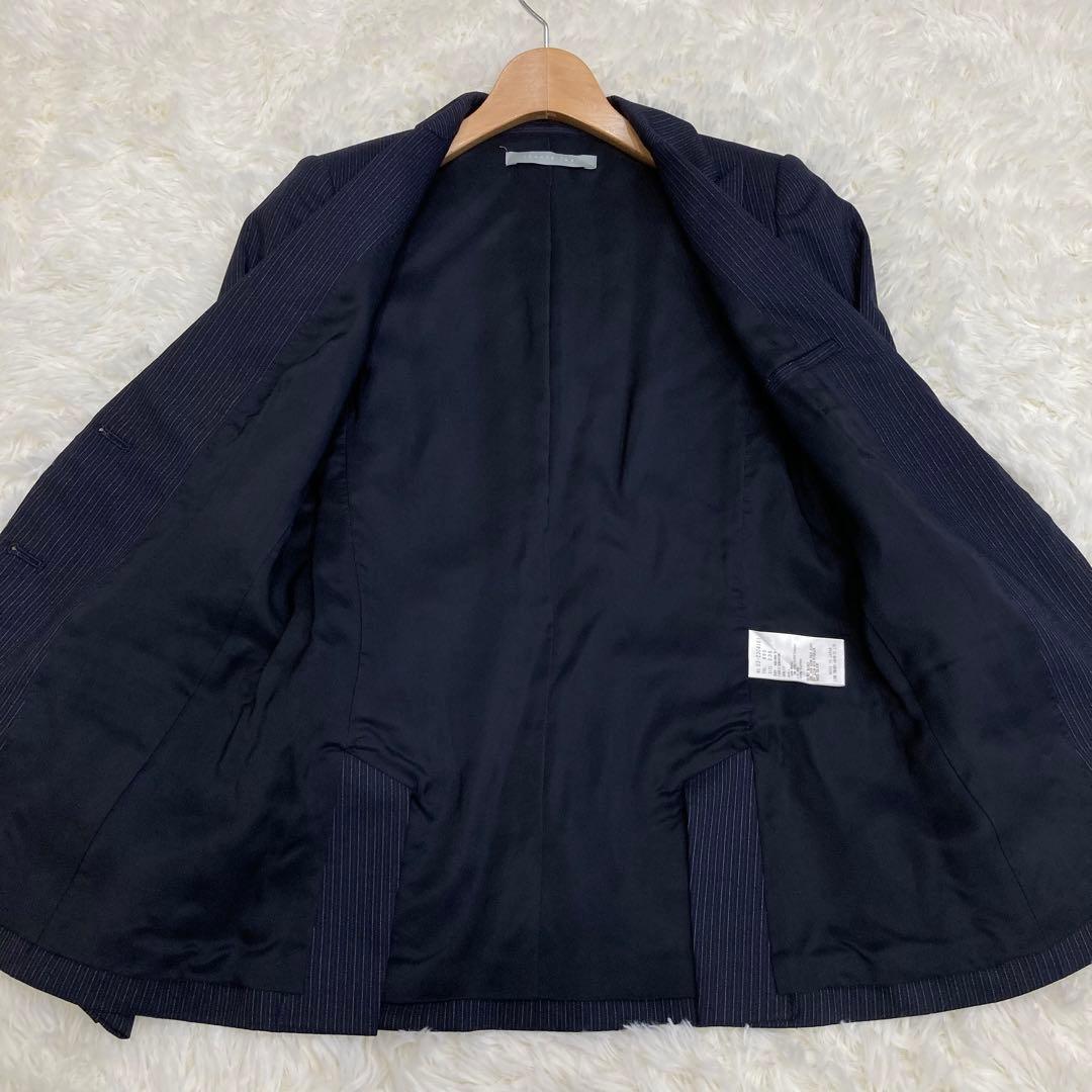 セオリーリュクス ネイビー ストライプ セットアップ サイズ違い パンツ M