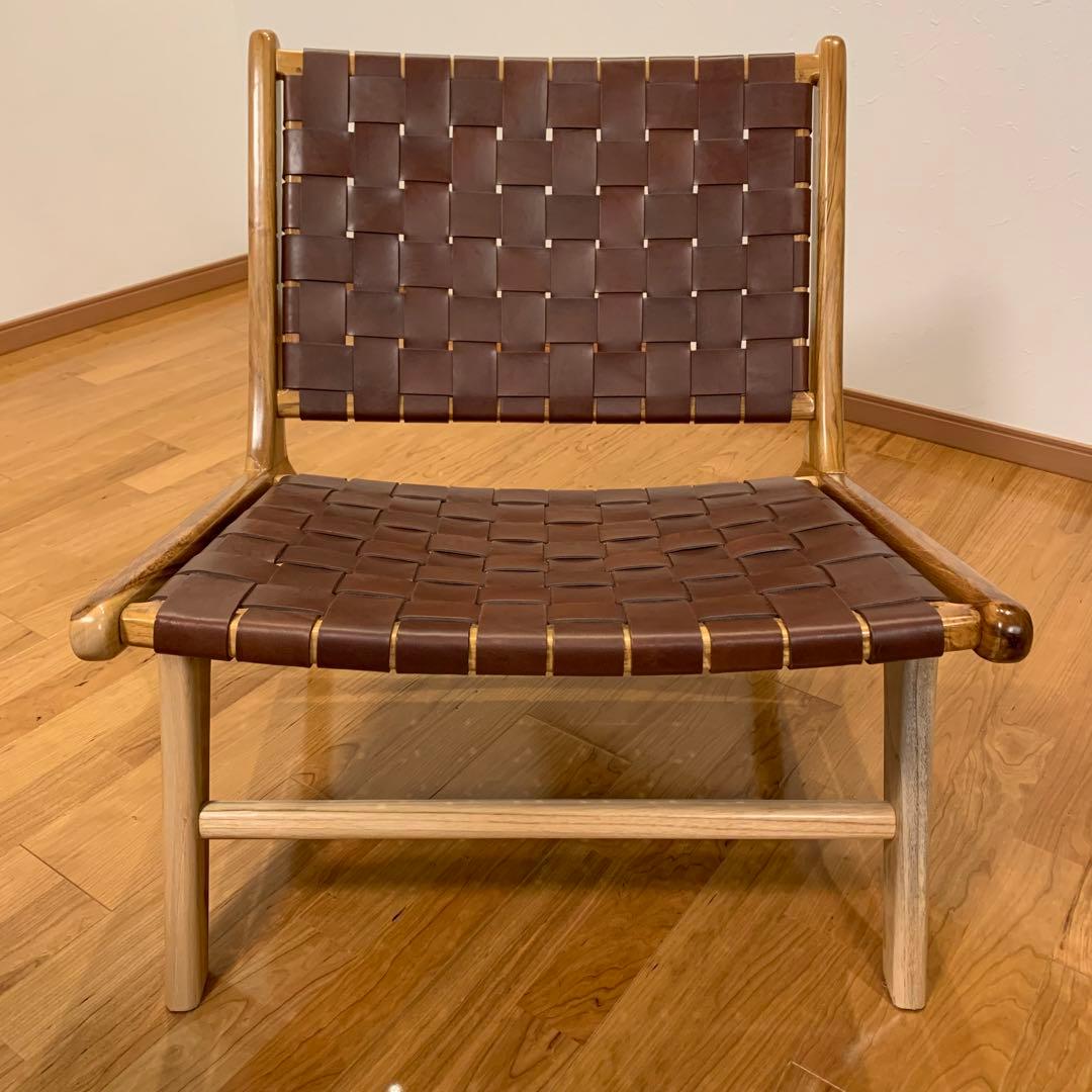 ギギliving 本革リラックスチェアー