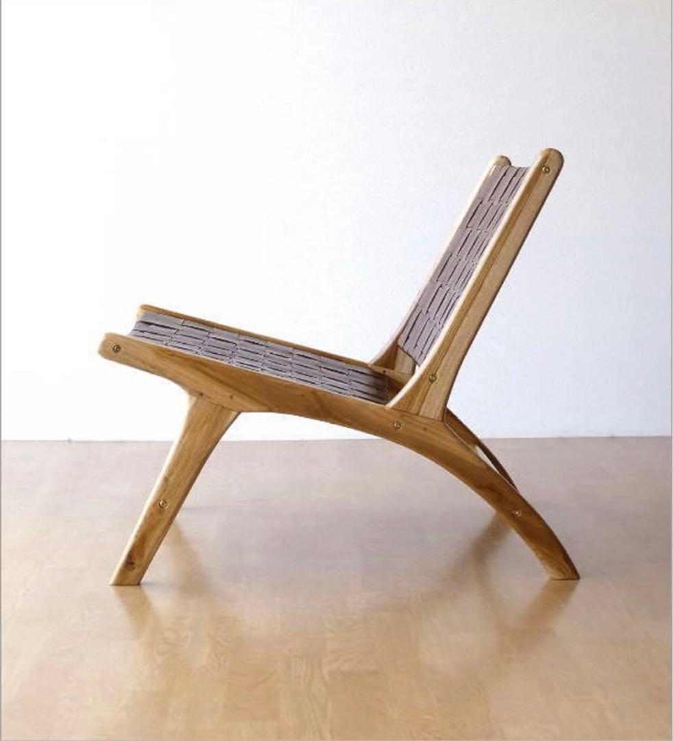 ギギliving 本革リラックスチェアー