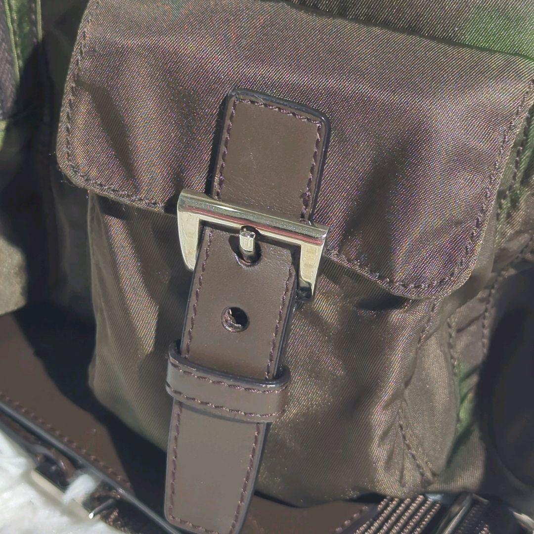 〈極美品〉PRADA 三角ロゴ ウエストポーチ レザーベルト Lサイズ