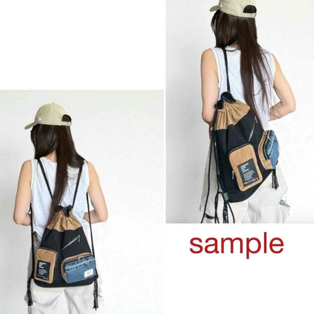 オトナのナップサック／スエードブラック