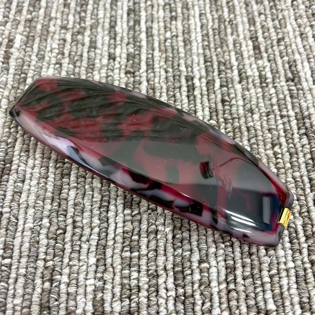 超美品　アレクサンドルドゥパリ　バレッタ　レオパード