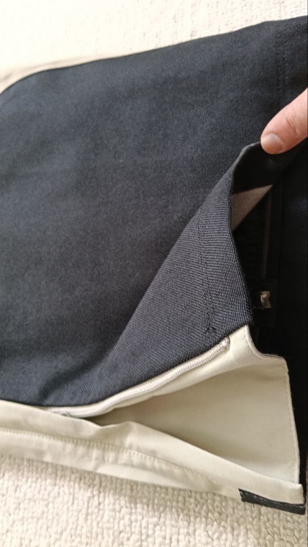 美品 unfudge アンファッジ PEEP BIB PANTS ベージュ