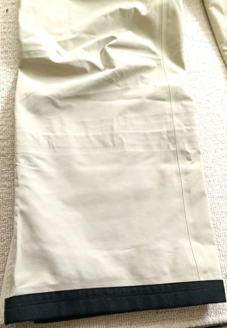 美品 unfudge アンファッジ PEEP BIB PANTS ベージュ