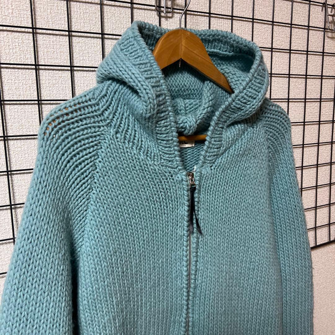 ⭐️希少⭐️ロンハーマン ジップアップニット Lサイズ 厚手 カウチン フード 美品