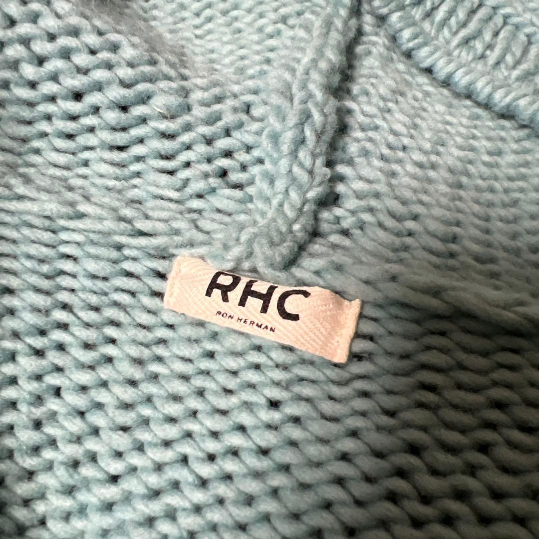 ⭐️希少⭐️ロンハーマン ジップアップニット Lサイズ 厚手 カウチン フード 美品