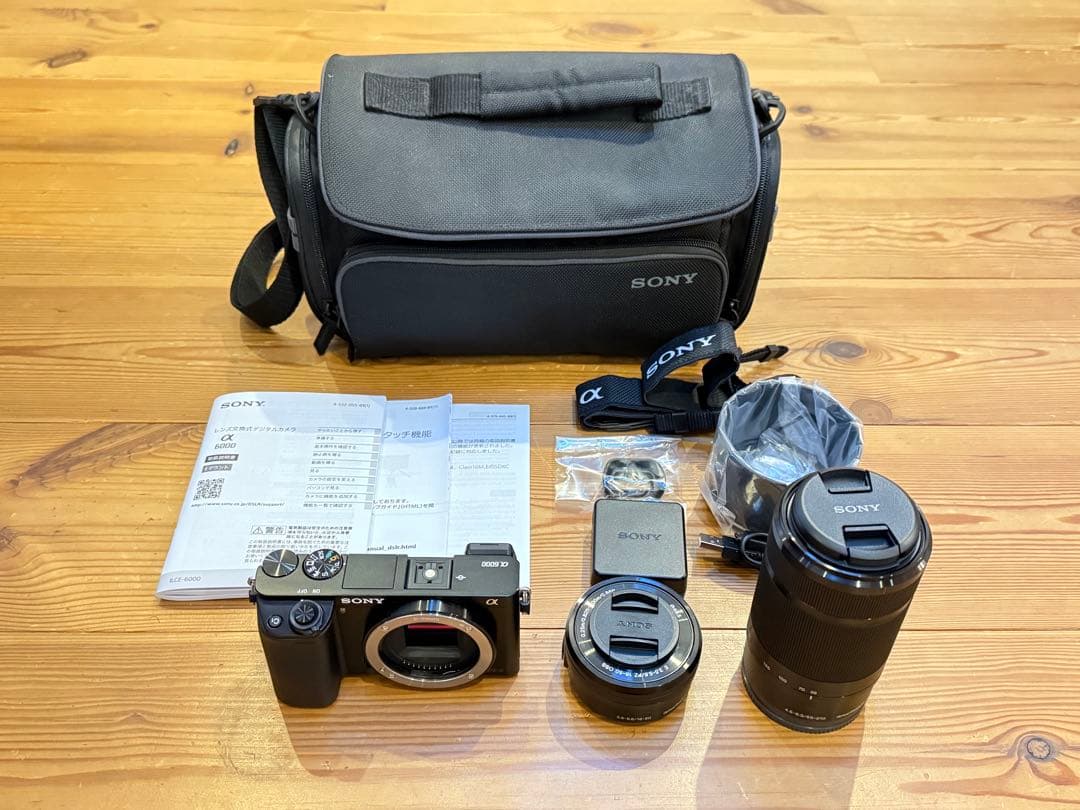 SONY α6000 ILCE-6000 ダブルズームレンズキット　ミラーレス