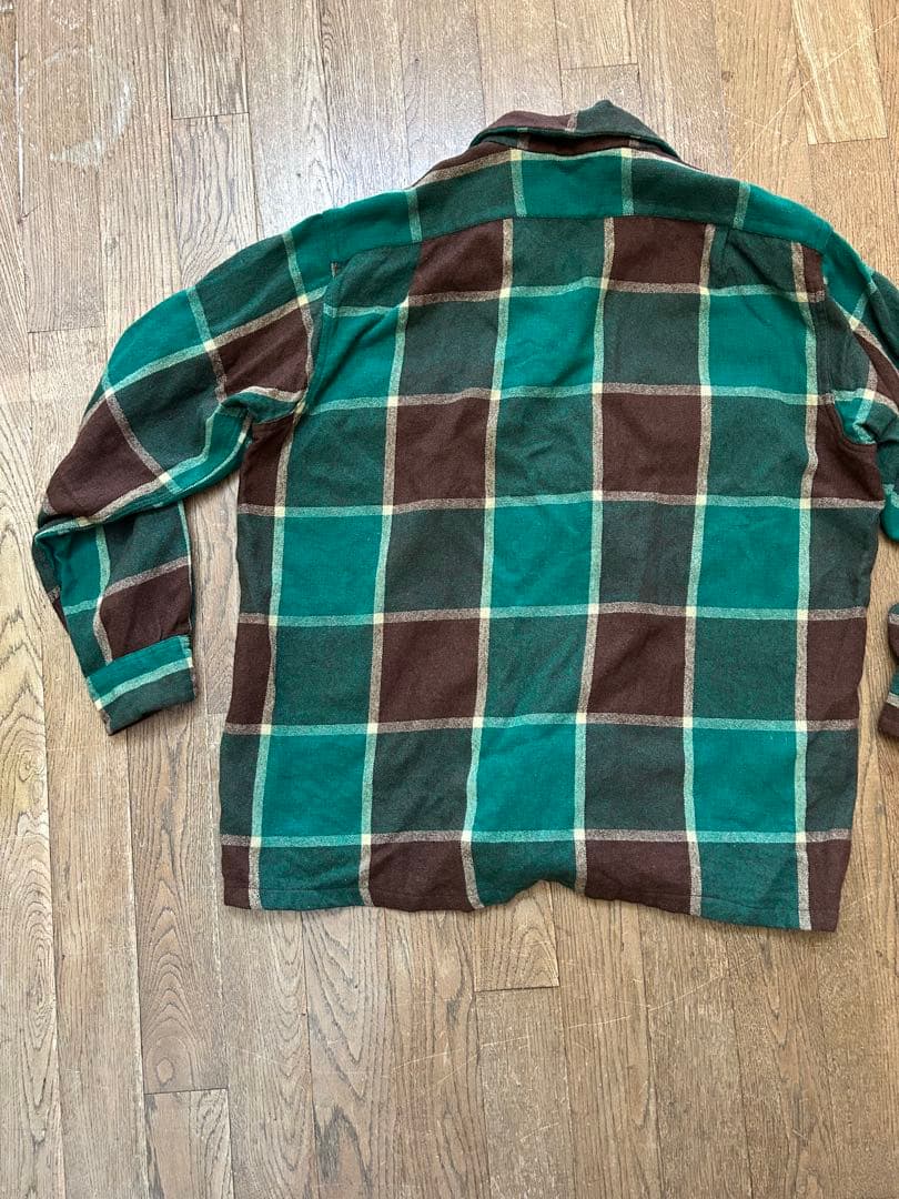 ARROW 開襟ウールシャツ