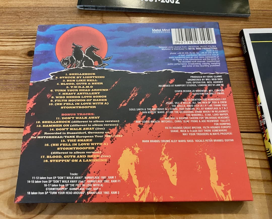 TANK 8CD+1DVD Boxセット NWOBHM タンク