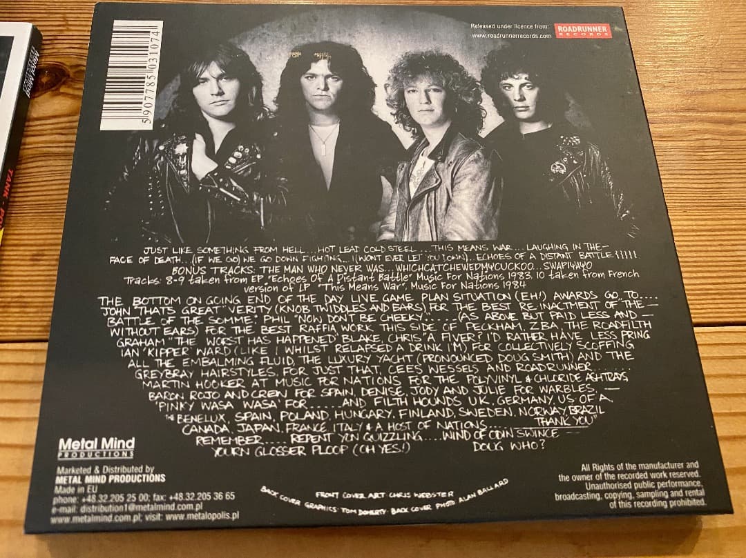 TANK 8CD+1DVD Boxセット NWOBHM タンク