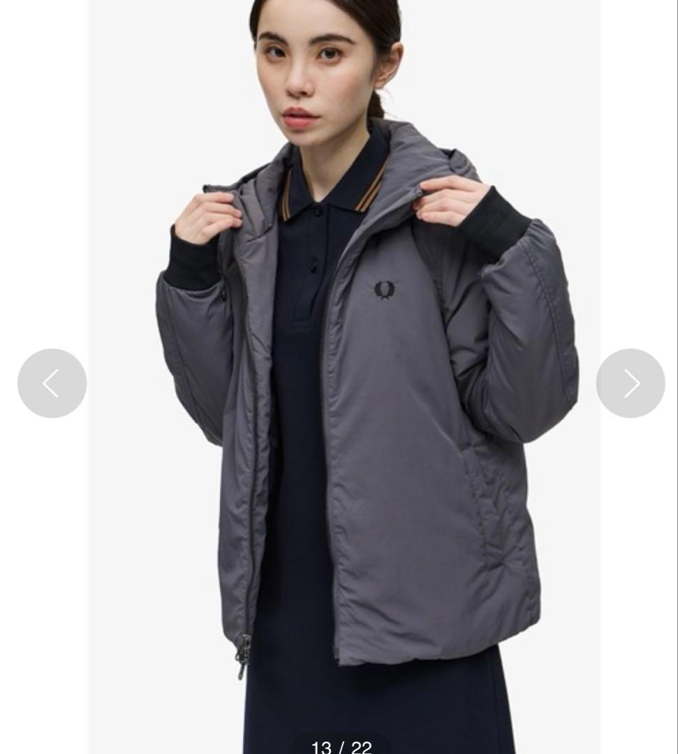 【破格】フレッドペリー　モッズコート　ブラック　M