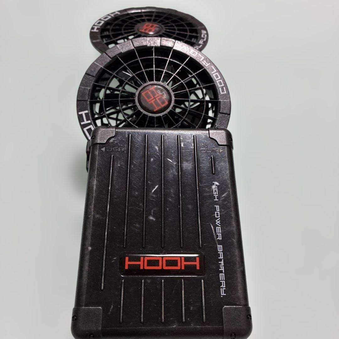 HOOH 空調服用ファンセット　バッテリー込み