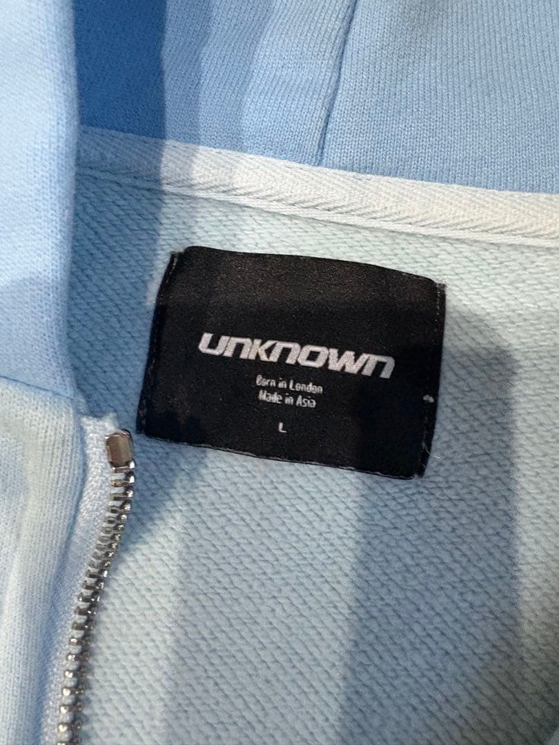 UNKNOWN LONDON 水色 青 パーカーセットアップ