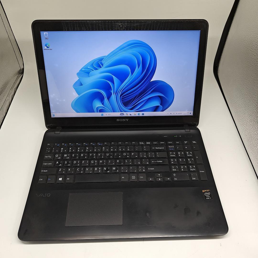 【VAIO】SVF 爆速i7 新品SSD256GB 16GB ブラックノートPC