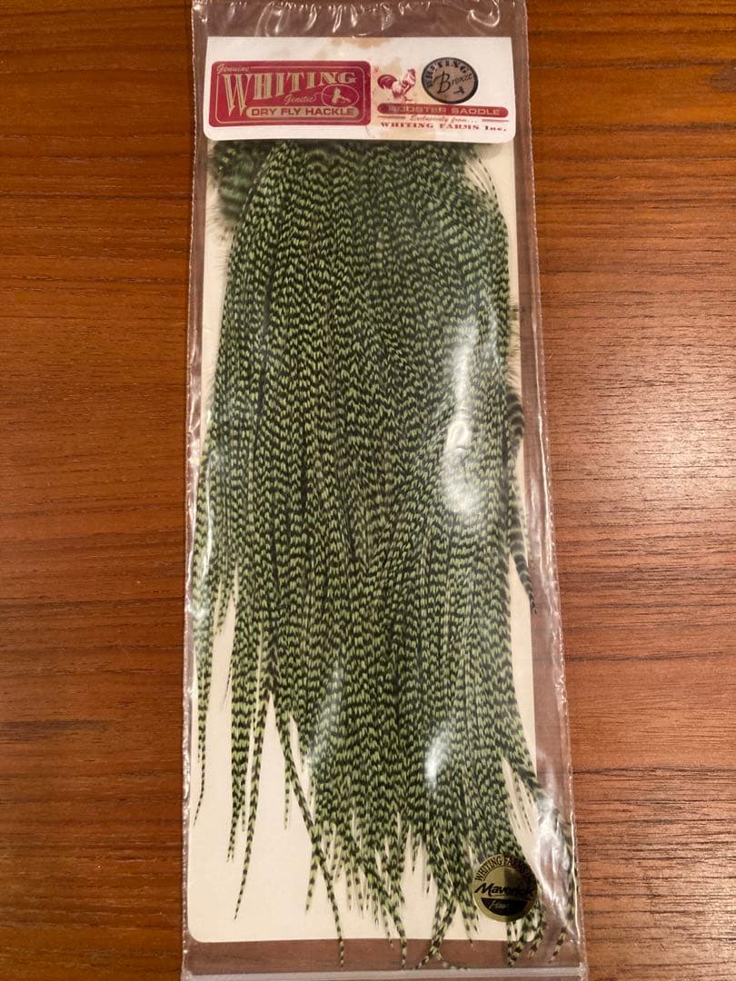 希少カラー　ホワイティングファーム　WHITING ハックル　サドル