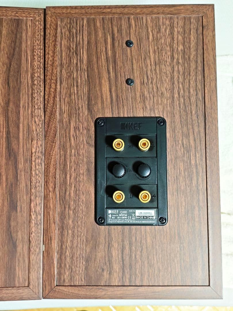 良品 KEF ケーイーエフ Q300 ブックシェルフスピーカー スタンド付き