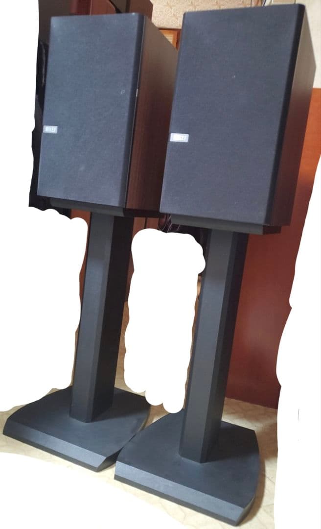 良品 KEF ケーイーエフ Q300 ブックシェルフスピーカー スタンド付き