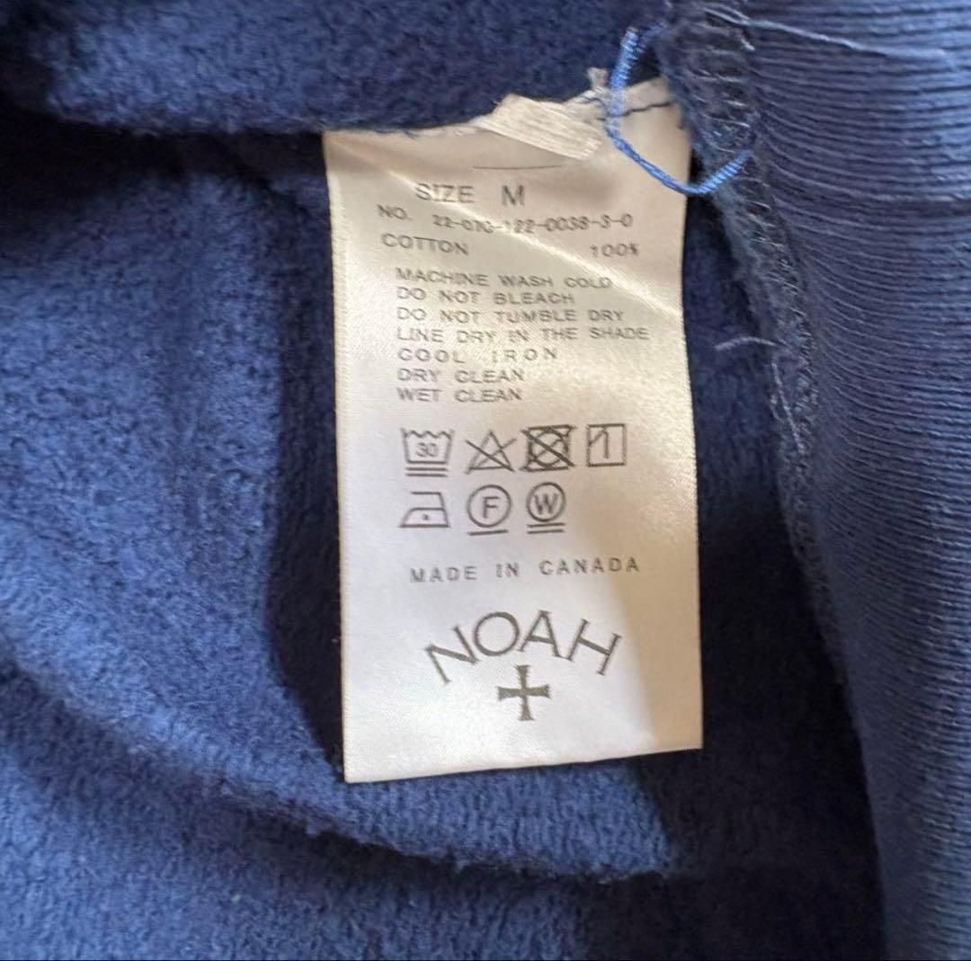 Noah パーカー　ネイビー　M