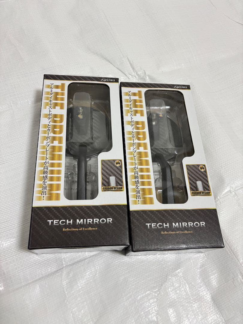 キジマ　バーエンドミラー　TECH12ラウンド