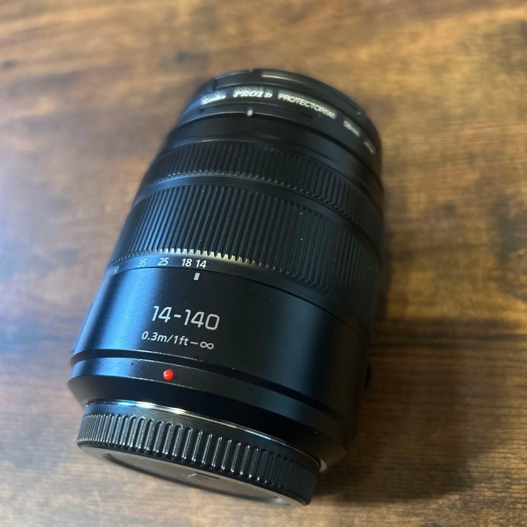 LUMIX 14-140mmレンズ Kenko PRO1Dフィルター付き