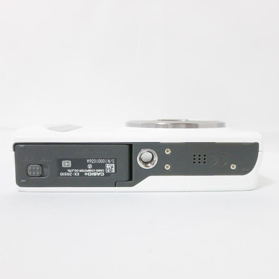 【バッテリーなし】CASIO EXILIM EX-ZR510 ホワイト デジカメ