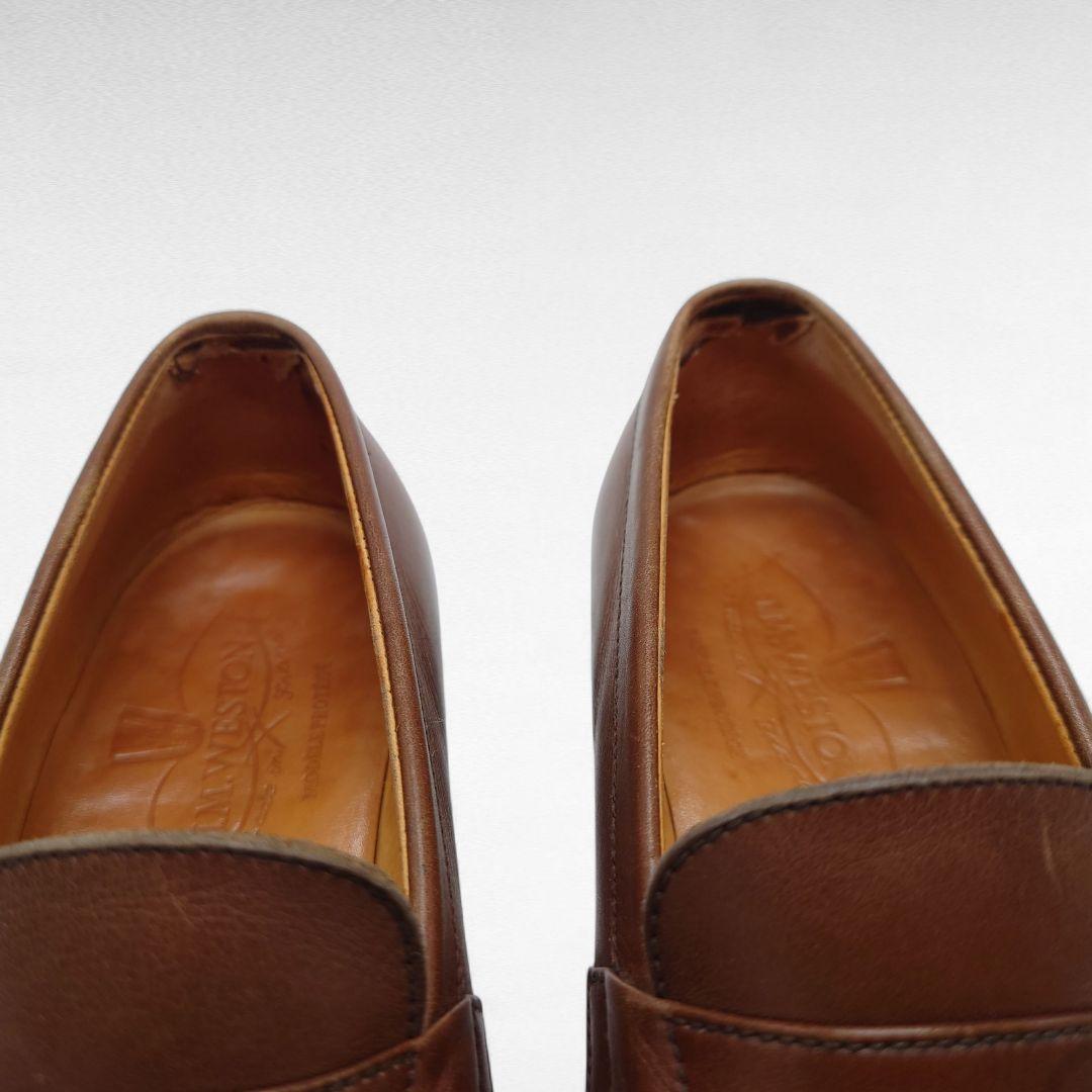 ヴィンテージ J.M. WESTON ブラウン レザー ローファー 2 1/2E