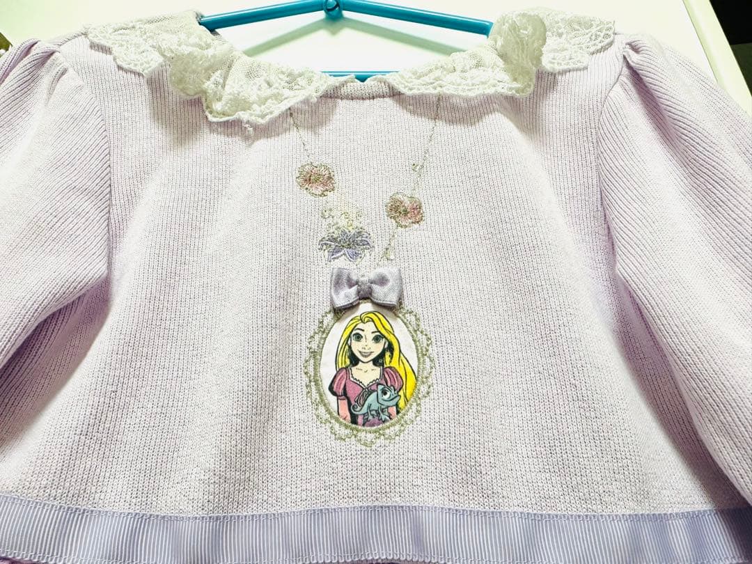 メゾピアノ長袖ワンピース 110 2枚　 保温レギンスチャコール1枚　週末セール