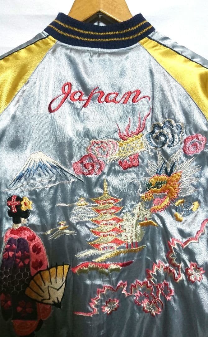 テーラー東洋 リバーシブル 舞妓 スカル スカジャン 芸者 ドクロ 龍 エディ