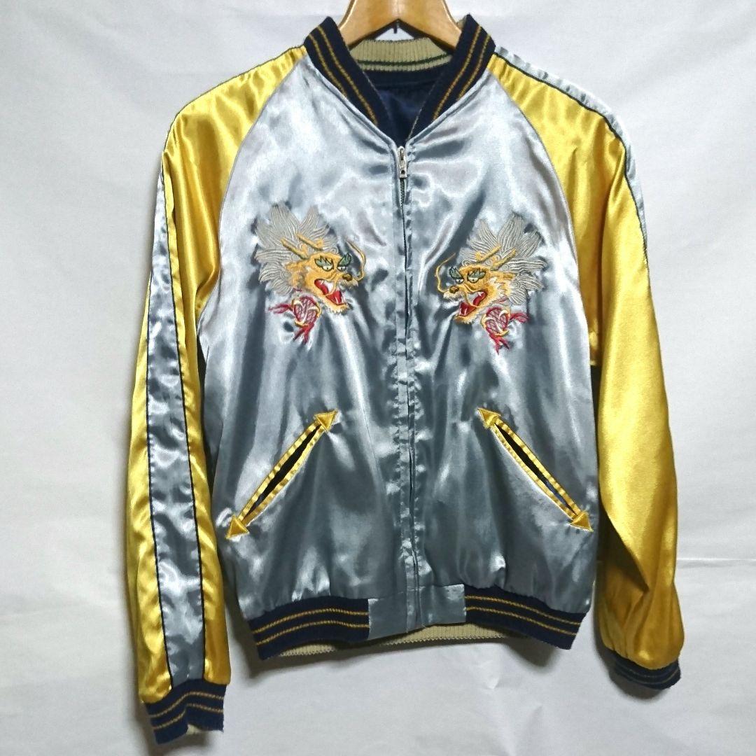 テーラー東洋 リバーシブル 舞妓 スカル スカジャン 芸者 ドクロ 龍 エディ