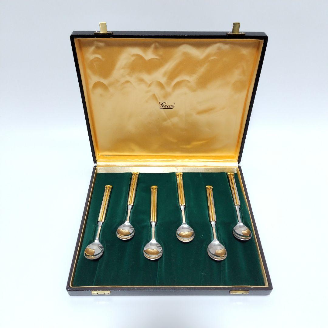 GUCCI　グッチ　ホースビット　カトラリー　スプーンセット　ヴィンテージ