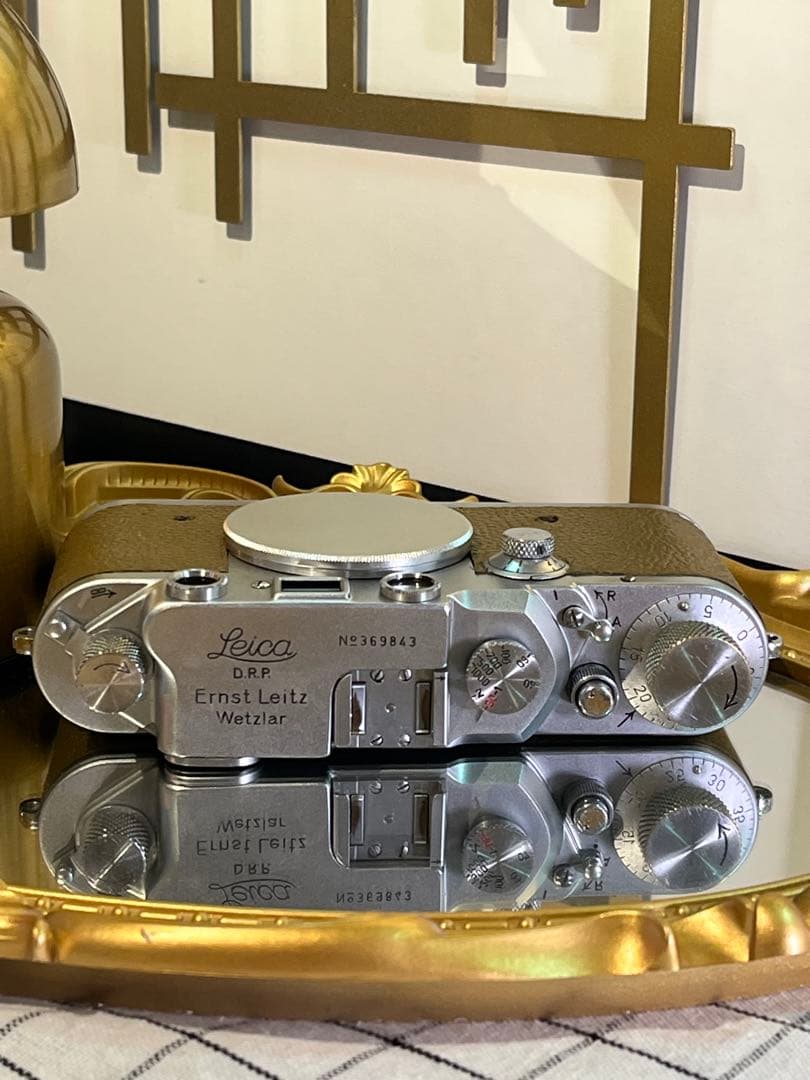 Leica バルナックライカ IIIc「段付き・赤幕」革張替え