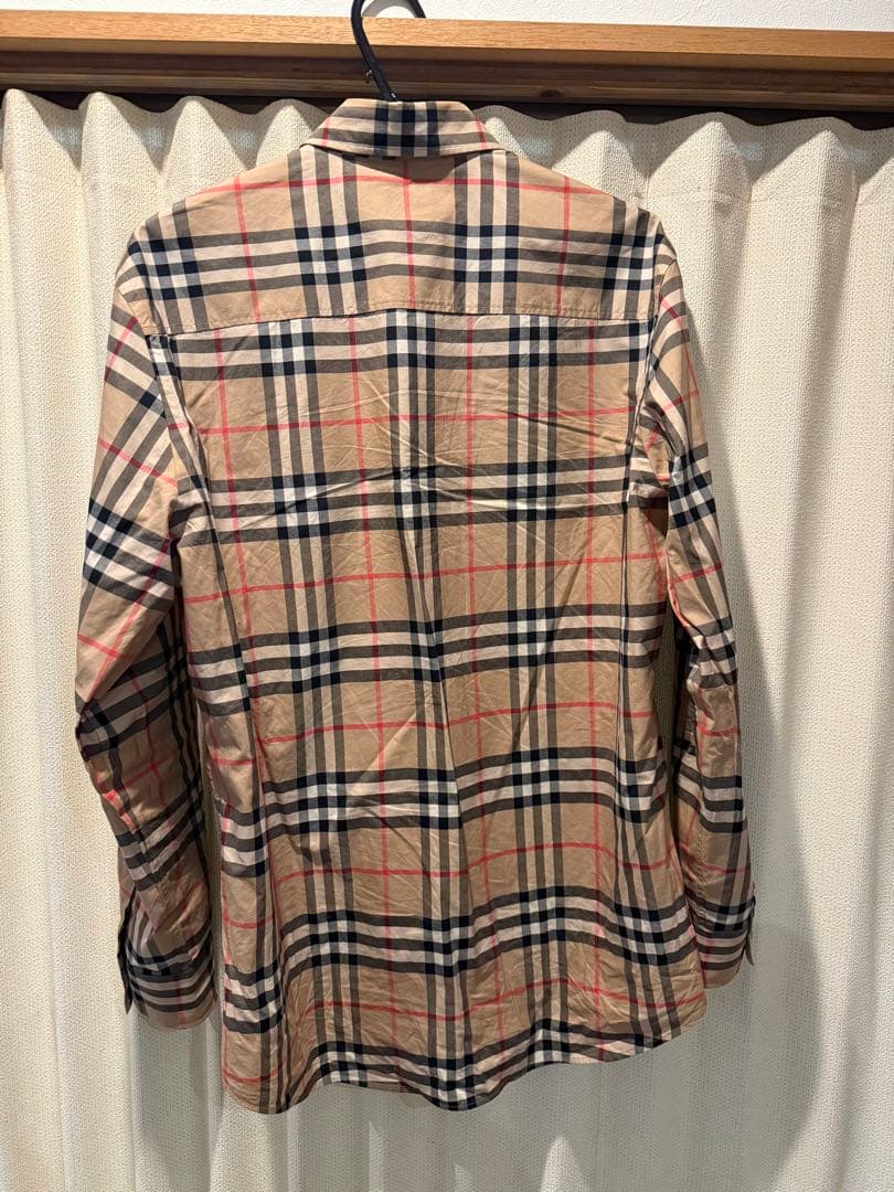 BURBERRY チェック柄 長袖シャツ Mサイズ