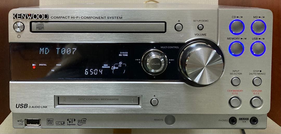 上級機ケンウッドHi-Fi コンポRD-UDA77・スピーカーUDA77【綺麗】