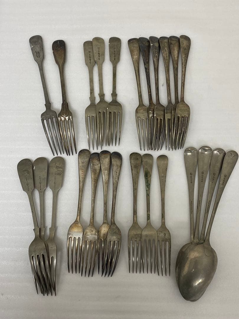 3-3199 アンティークスプーン・フォークまとめ
